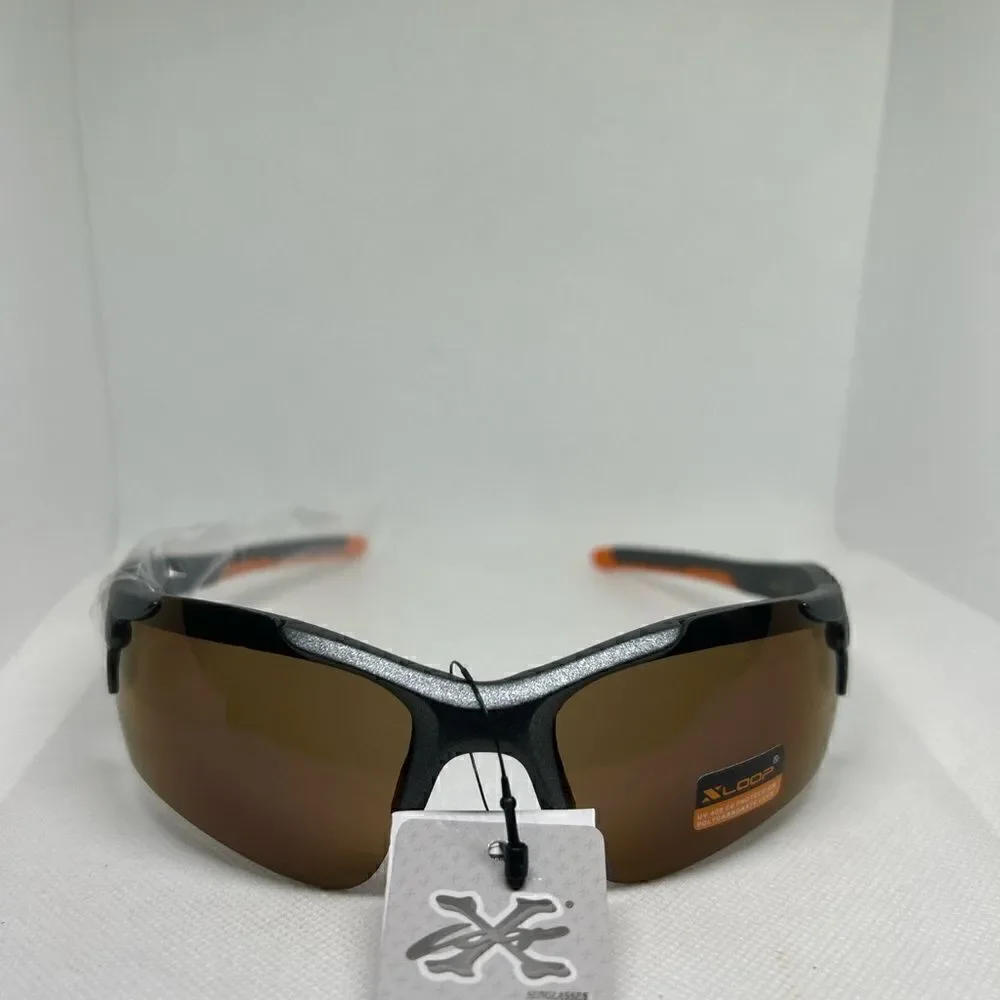X-Loop Semi Rimless Wrap Sunglasses